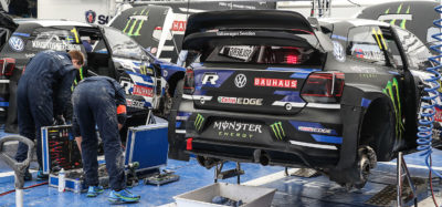 WRX rally cross barcelona box mecanicos volkswagen