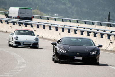 Lamborghini Porsche ruta DME