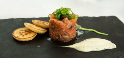 Tartar salmon gastronomia DME GT CLUB