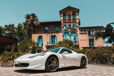 Ferrari blanco 458 italia