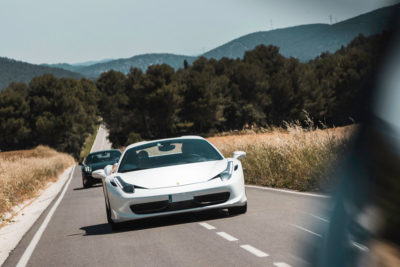 Ferrari 458 blanco
