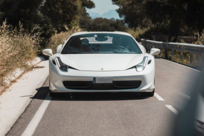 458 Ferrari italia blanco