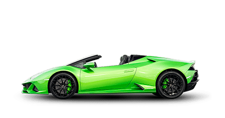 lambo huracan evo spyder menu